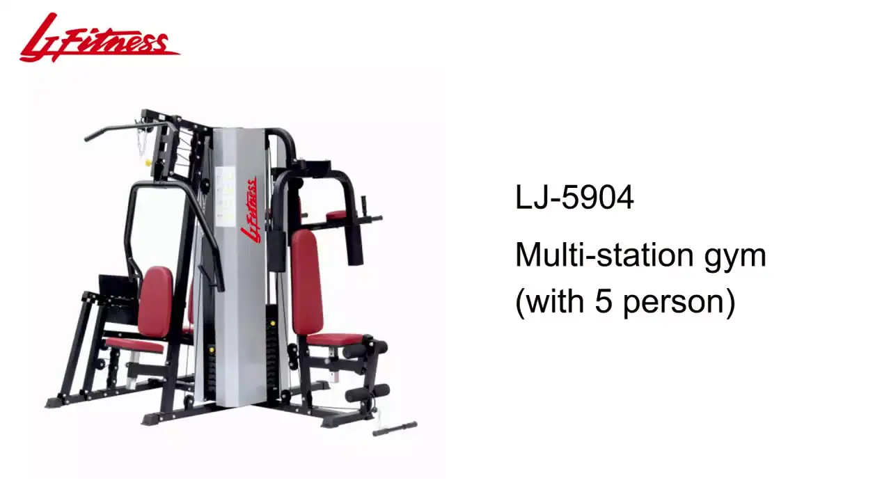 LJ-5904 5 multi-station gym(with 5 person)